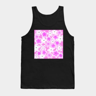 Purple Evil Eye Flower Tank Top